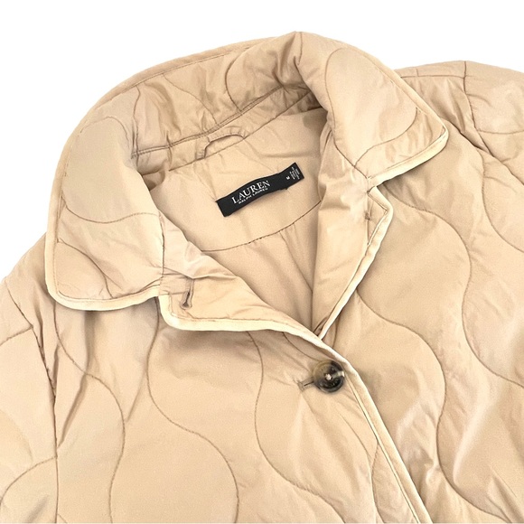 Lauren Ralph Lauren Black Label Onion Quilted Jacket in Natural Medium - Picture 6 of 16